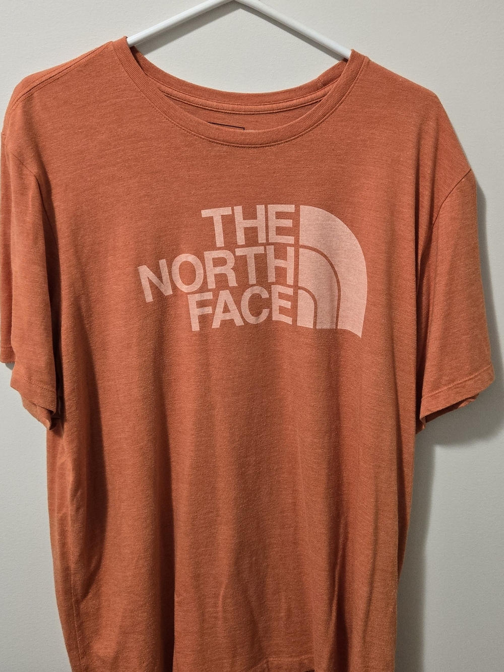 The North Face Orange Short Sleeve Logo Tee